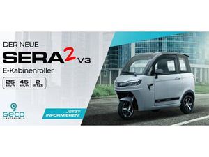 GECO SERA2 V3 KABINENROLLER ELEKTROROLLER MOPEDAUTO 25/45 KM/H
