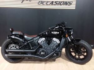 INDIAN SCOUT BOBBER 1133 2021 1133 CM3 | MOTO CUSTOM | 11 935 KM | NOIR | 22100 QUEVERT