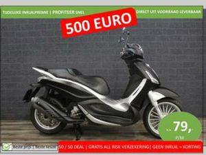 PIAGGIO BEVERLY 300 IE (BJ 2012) MAT ZWART A2 GESCHIKT — MOTOREN | PIAGGIO — MARKTPLAATS