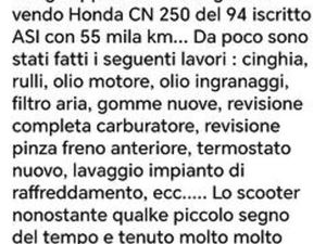 HONDA CN 250 - 1994
