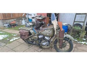 BARDZO LADNIE ODRESTAUROWANY HARLEY DAVIDSON WLA WOLCZYN