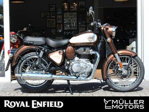 ROYAL ENFIELD CLASSIC 350 MEDALLION BROWN +2025+TRIPPER+LED+