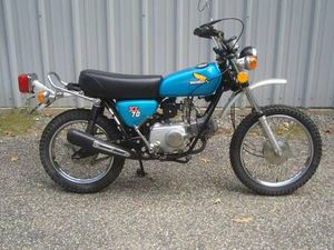 1974 HONDA XL70 -ORIGINAL 822 MILES!!