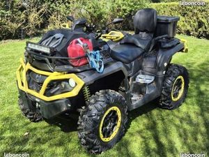 QUAD CAN AM 1000 OUTLANDER XXC ABS 4X4 2X4 AMORTISSEURS FOX DA ATTELAGE POIGNÉES CHAUFFANTES SCHNORKEL ECT ECT ... ECHANGE POSSIBLE