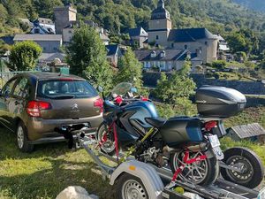 ENSEMBLE BMW F800GT+REMORQUE ABAISSABLE