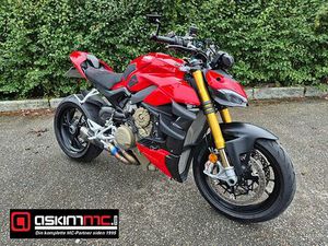 DUCATI STREETFIGHTER V4S NY DESMO SERVICE/AKRAPOVIC!
