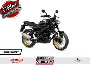 YAMAHA XSR 125 LEGACY ZWART