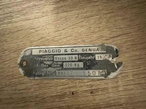 1973 VESPA 50 SPECIAL PROJECT