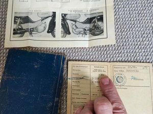 SIMSON STAR, BJ 72, ORIGINAL DDR PAPIERE, UNVERBASTELT