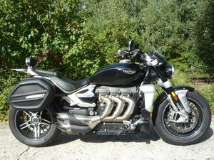 TRIUMPH ROCKET 3 GT 1.HAND SCHECKHEFT VIEL ZUBEHÖR