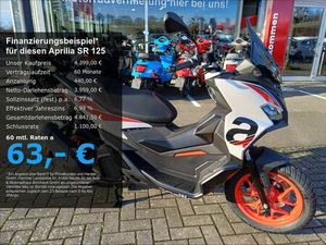 APRILIA SR 125 GT*ABS*E5+*WEIß*15 PS*LED*4 JAHRE GARANTI