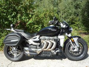 TRIUMPH ROCKET 3 GT 1.HAND SCHECKHEFT VIEL ZUBEHÖR