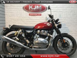 ROYAL ENFIELD INTERCEPTOR 650 TWIN, 2024/24, JUST 1587 MILES IN RED