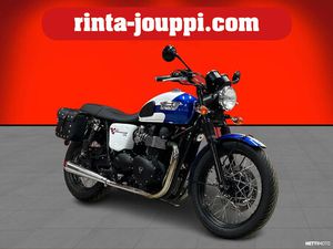 BONNEVILLE T214 LIMITED EDITION 967/1000 HUOLTOHISTORIA, TEHOPUTKISTO, SIVULAUKUT, SUOMIPYÖRÄ, HYVÄT