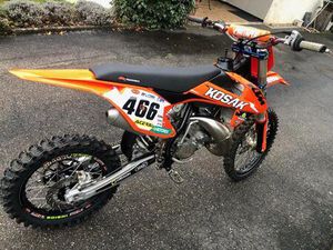 KTM SX 85 MIT RIWA RAHMEN UND VIELEN ERSATZTEILEN, MOTO CROSS