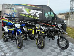 50 À BOITE SHERCO SM R RS BLEU OU NOIR CHEZ SYST'M2ROO 85600