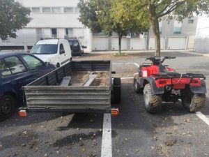 HONDA FOREMAN 450 E REBOQUE COM COBERTA BEJA (SALVADOR E SANTA MARIA DA FEIRA)