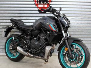 2022 22 YAMAHA MT07 MT-07 ABS 700 TRADE SALE 9K NEW MOT GREY TEAL NEW MOT CAT N