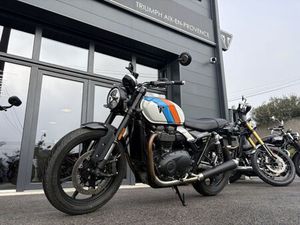 TRIUMPH SPEED TWIN 900 2025 900 CM3 | MOTO ROUTIÈRE | 1 900 KM | BLANC | 13240 SEPTEMES LES VALLONS