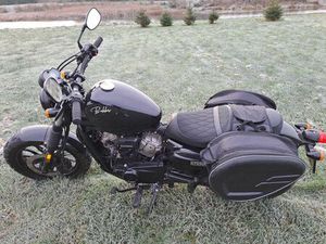 HYOSUNG GV 125 AQUILA 2022R PLUS SAKWY PRZEBIEG 4148 KM TUROŚŃ KOŚCIELNA