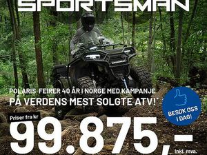 POLARIS SPORTSMAN 570 - ( 79.120,- EKSL.MVA )