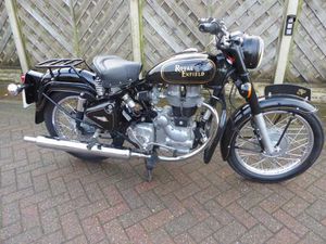 ROYAL ENFIELD 350 BULLET 06 REG VERY CLEAN CRASH BARS LUGGAGE RACK 1 YRS MOT