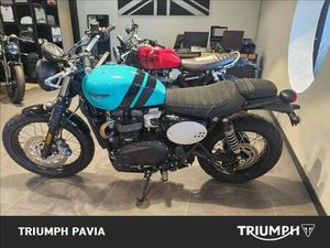 TRIUMPH SCRAMBLER KINGFISHER BLUE ABS E5+ GRIGIO