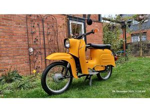 SIMSON SCHWALBE KR 51/2 N IN SAHARABRAUN MIT ORIGINAL-KINDERSITZ!