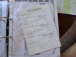 YAMAHA XS 400 2A2 BJ.1978 PROJEKTAUFGABE