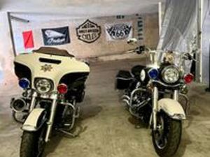 COPPIA HARLEY POLICE ELECTRA E ROAD KING