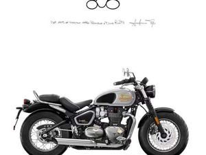 TRIUMPH BONNEVILLE SPEED MASTER ICON KM0 ARGENTO
