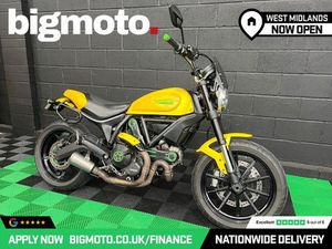 DUCATI SCRAMBLER 800 FINANCE SPECIALISTS APPLY NOW LOW RATE FINANCE DELIVERY AVAILABLE 803 CC