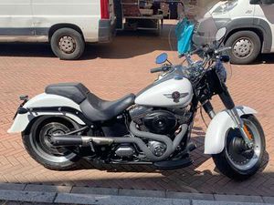 HARLEY-DAVIDSON FAT BOY FLSTFB BIANCO