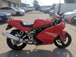 1993 L DUCATI SUPERSPORT 750 DESMODUE CLASSIC SPORTS 750SS, NEW MOT, RED, CLEAN