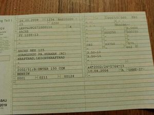 ROLLER VON SACHS BEE 125