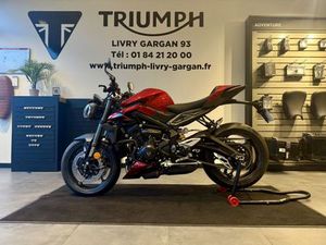 TRIUMPH STREET TRIPLE 765 RS 2025 765 CM3 | MOTO ROADSTER | 2 000 KM | ROUGE | 93190 LIVRY GARGAN