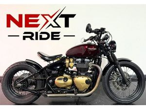 2018 TRIUMPH BONNEVILLE BOBBER MORELLO RED