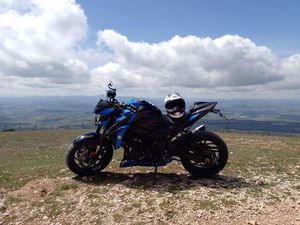 SUZUKI GSX-S 750 YUGEN CARBON BLU/AZZURRO