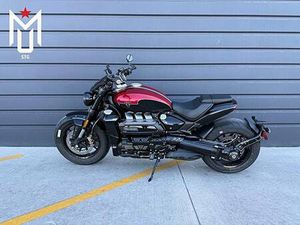 2025 TRIUMPH ROCKET 3 STORM R CARNIVAL REDSAPPHIRE BLACK STORM R