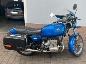 BMW R45 (248) - OLDTIMER IN BLAU