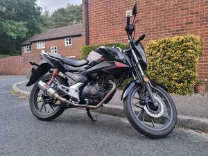 HONDA MOTORCYCLE CB125F 2019 >5K MILEAGE BLACK WIDOW EXHAUST- MOT&TAXED