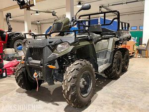 POLARIS SPORTSMAN BIG BOSS - 6X6 - 570 - VINSJ FORAN - HENGERFESTE - TRAKTOR REGISTRERT 60 KM/T