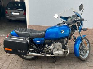 BMW R45 (248) - OLDTIMER IN BLAU