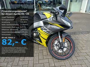 APRILIA RS 125 *E5+*15 PS*B196*SCHWARZ*GELB*LED*