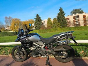 MOTO SUZUKI TRAIL DL 1000 V STROM 2018 GRIS-NOIR