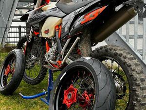 KTM EXC F 350 SIXDAYS ENDURO MIT SUPERMOTO UMBAU