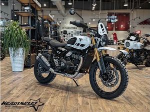 2026 TRIUMPH SCRAMBLER 400 XC // VANILLA WHITE