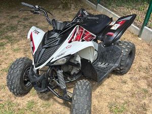 QUAD YAMAHA 90 RAPTOR AVEC DOUBLE DE CLÉ ET CARNET D’UTILISATION ET ENTRETIEN