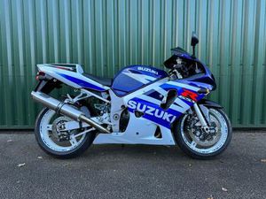SUZUKI GSXR600 K3 2003 BLUE AND WHITE 4 OWNERS 13K GOOD HISTORY STANDARD BIKE