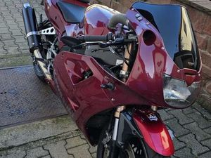 KAWASAKI ZXR400L - ORIG. WEINROT, SELTENER KLASSIKER-A2 TAUTLICH